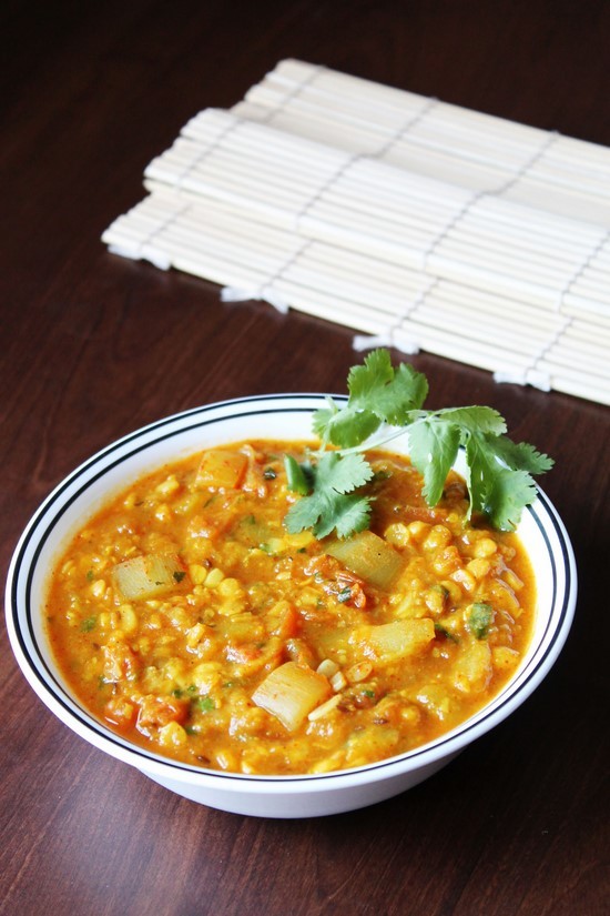 Lauki chana dal recipe, Dudhi chana dal subzi (Curry)
