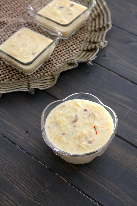 Kheer with condensed milk Rice kheer recipe with condensed milk