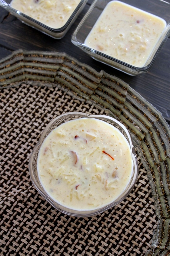 Kheer with condensed milk (Rice kheer recipe with condensed milk)