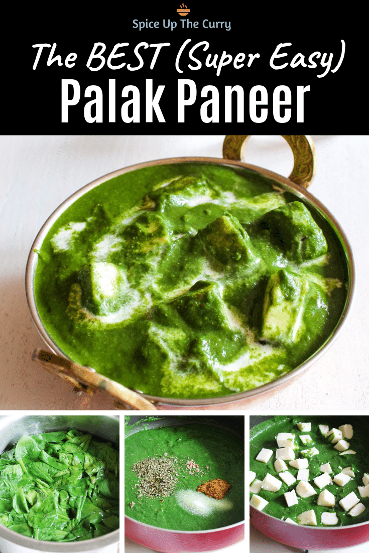 Palak paneer recipe pin