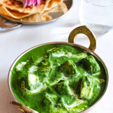 Punjabi Palak Paneer Recipe (Restaurant style)