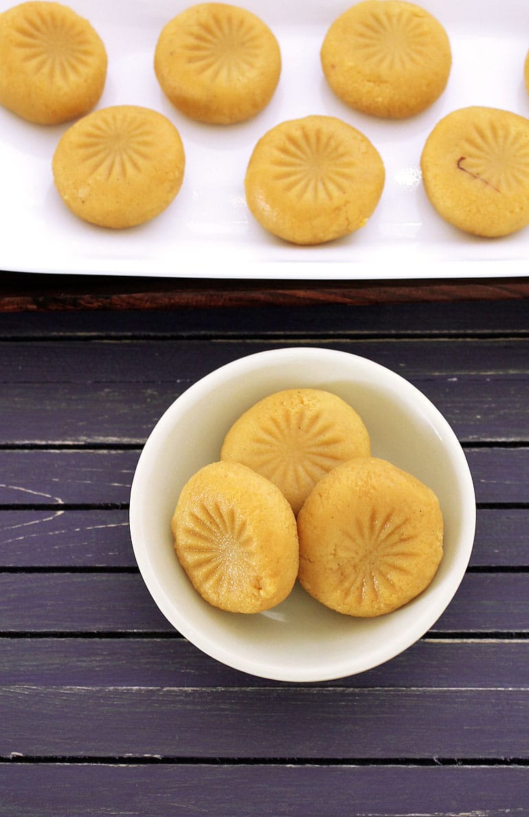 Doodh Peda Recipe (Milk Peda) 3 Ingredients and 10 Minutes