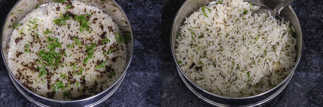Instant pot jeera rice is ready using PIP method