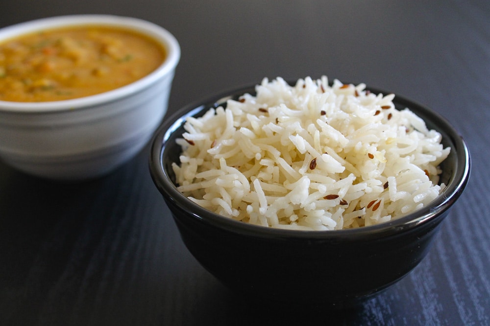 Jeera rice recipe (one pot, stove top method)