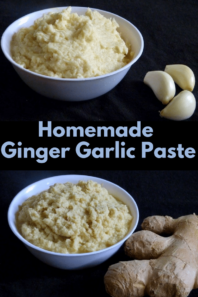 Homemade Ginger and Garlic Paste