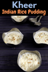 Rice kheer recipe (Indian rice pudding)