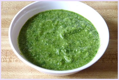 cilantro onion paste