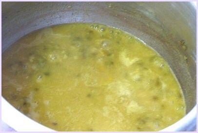 Simmering dal.