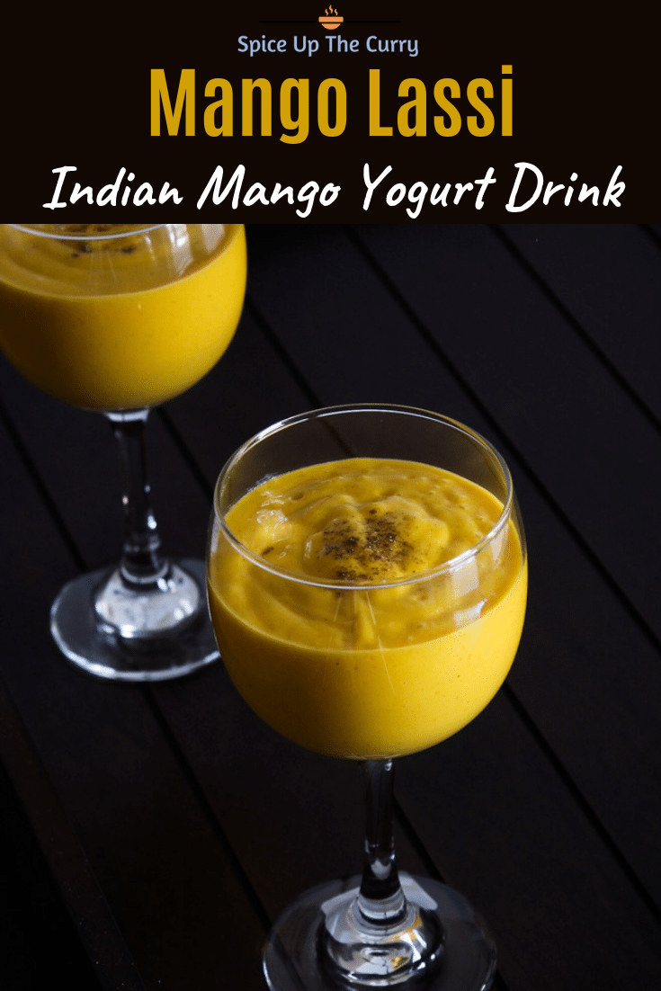 Mango Lassi Recipe (How to make Mango Lassi at Home) Pin