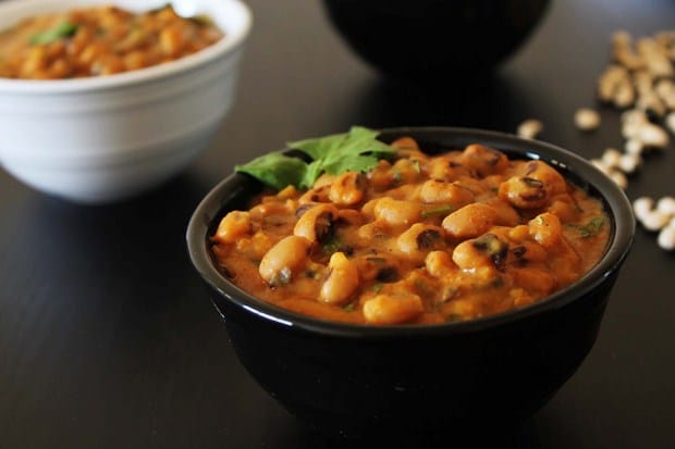 Black eyed peas Curry - Gujarati style