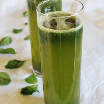 Mint Juice Recipe | Pudina sherbet | Indian style mint juice