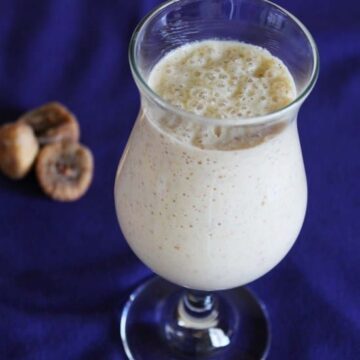 Cashew fig milkshake recipe | Kaju anjeer milkshake recipe