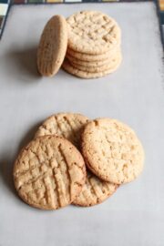 Eggless Peanut Butter Cookies Recipe
