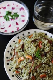 Mint Rice Recipe | Pudina rice recipe | mint or pudina pulao
