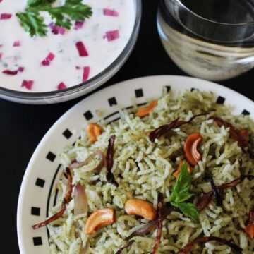 Mint Rice Recipe | Pudina rice recipe | mint or pudina pulao