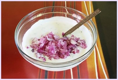 Onion raita recipe | How to make onion raita | Roasted onion raita