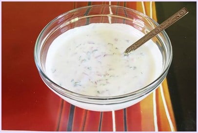 Onion raita recipe | How to make onion raita | Roasted onion raita