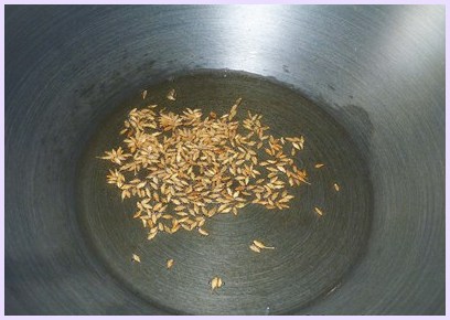 tempering of cumin seeds