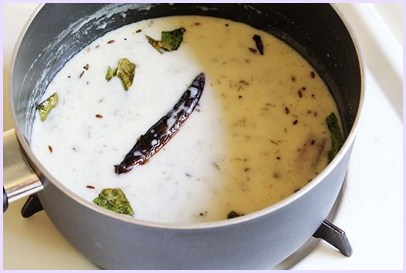 Suva kadhi recipe (Dill leaves kadhi) Shepu bhaji recipe 