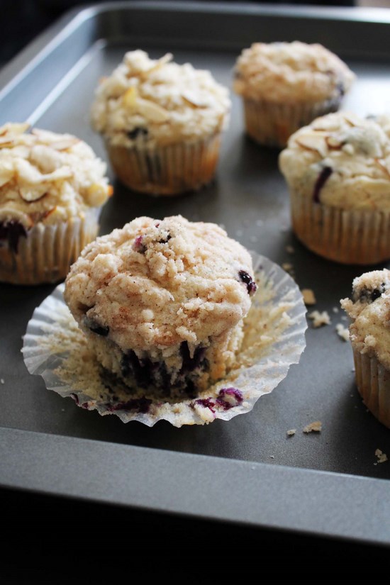 Eggless Blueberry Muffins Recipe Easy streusel muffins recipe