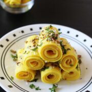 Khandvi recipe (How to make khandvi), Gujarati khandvi