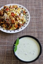 Mint Raita recipe - pudina raita
