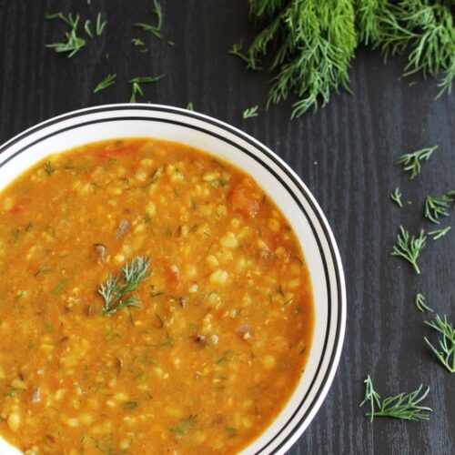 Shepu dal recipe (how to make dill leaves dal or Suva dal recipe)