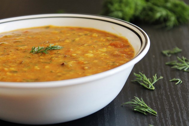 Suva dal recipe - dal with dill leaves - suva-shepu bhaji recipe