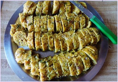 cut into slices