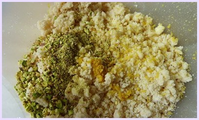 eggless pistachio lemon cookies