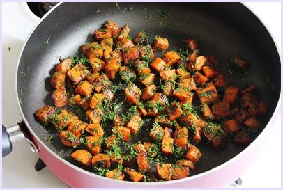 Gajar suva sabzi recipe (How to make gajar suva) Carrot with dill leaves
