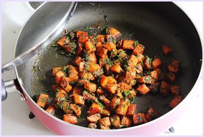 Gajar suva sabzi recipe (How to make gajar suva) Carrot with dill leaves