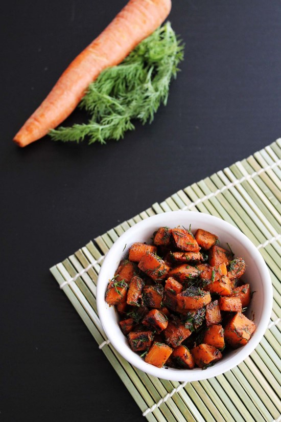 Gajar suva sabzi recipe (How to make gajar suva) Carrot with dill leaves