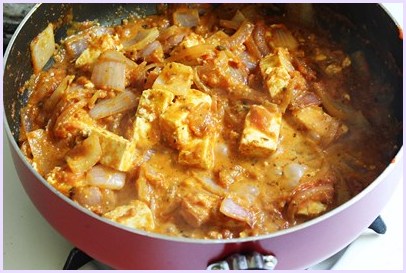 Paneer do pyaza 