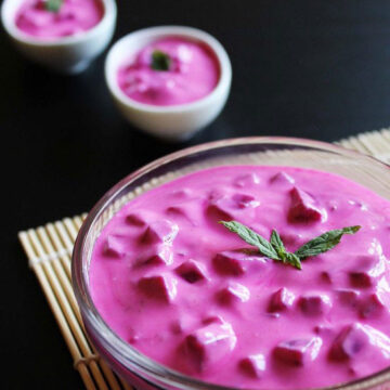 Beetroot Raita Recipe | How to make beetroot raita