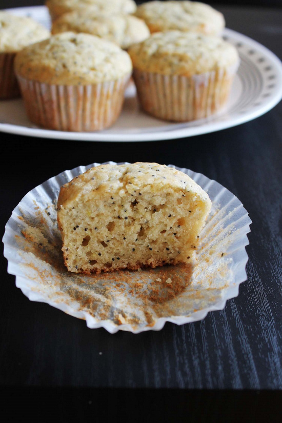 Eggless Lemon Poppy Seed Muffins Recipe