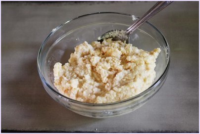 homemade khoya in a bowl