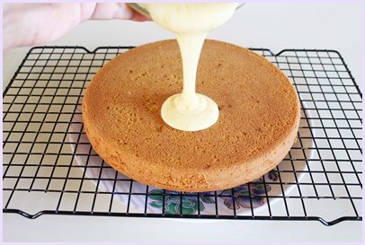 Eggless & Vegan Orange Cake recipe with orange flavored icing