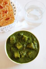 Aloo Palak Recipe | Aloo palak gravy recipe | potato spinach curry