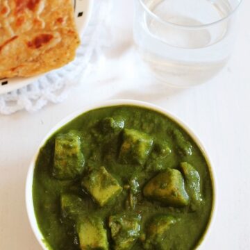 Aloo Palak Recipe | Aloo palak gravy recipe | potato spinach curry
