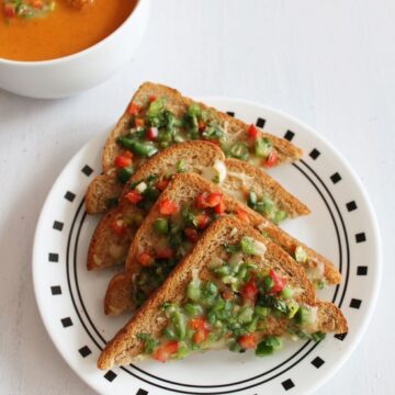 Chilli Cheese Toast Recipe | How to make Cheese Chilli Toast