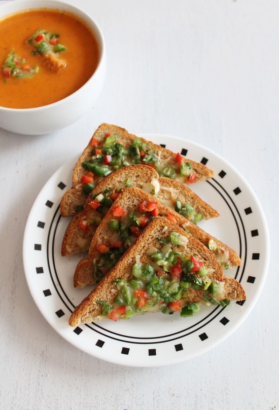 Chilli Cheese Toast Recipe | How to make Cheese Chilli Toast