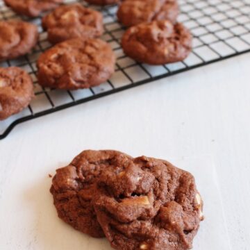 Eggless double chocolate cookies recipe | Eggless Cookie Recipe