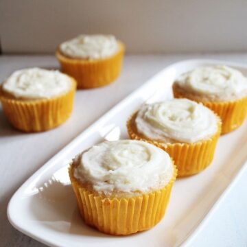 Eggless Lemon Cupcakes Recipe | Easy eggless baking recipe
