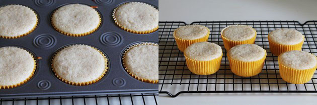 Eggless Lemon Cupcakes Recipe