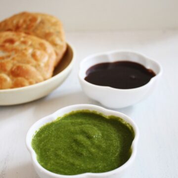 Green chutney recipe for chaat (Green coriander chutney recipe)