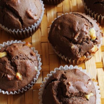 Eggless Mocha Muffins Recipe | Easy eggless muffin recipe