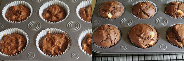 Eggless Mocha Muffins Recipe | Easy eggless muffin recipe