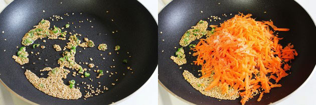 Carrot Sambharo Recipe | How to make Gujarati warm carrot salad