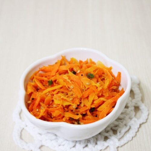 Carrot Sambharo Recipe | How to make Gujarati warm carrot salad